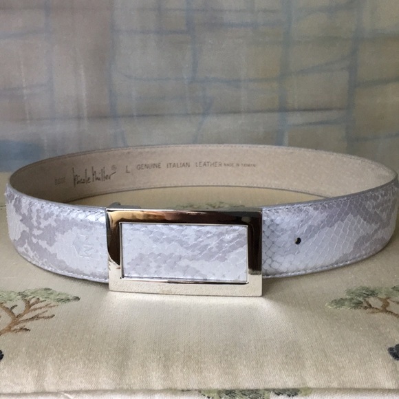 Nicole Miller Vintage Snakeskin Belt - Picture 1 of 8